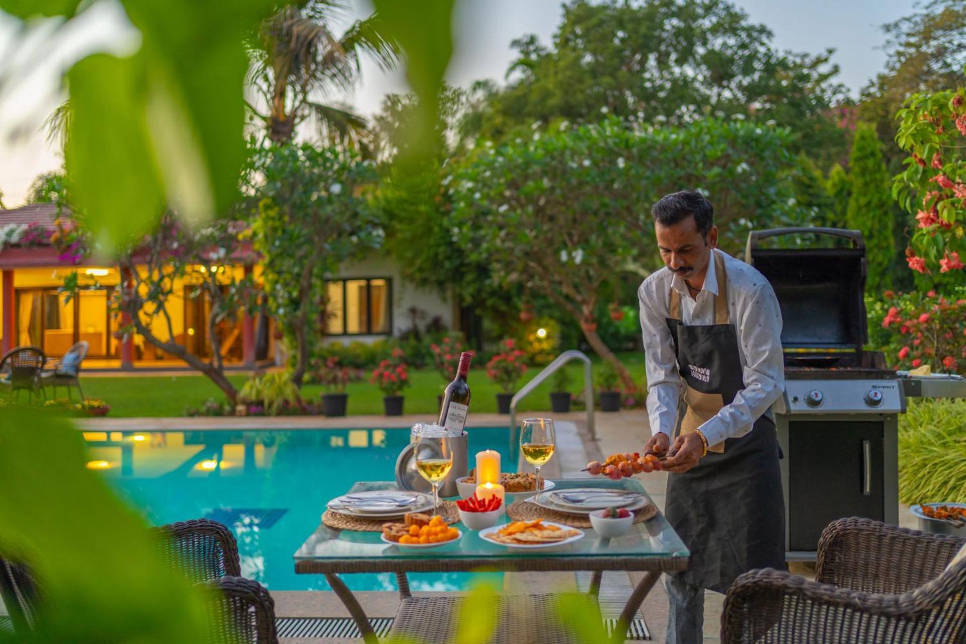 Stayvista At Moksh Villa - Bbq & Jacuzzi Alibaug Exterior foto